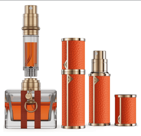 PSLZW003PO   portable perfume bottle, 8ml luxury perfume bottle